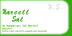 marcell sal business card